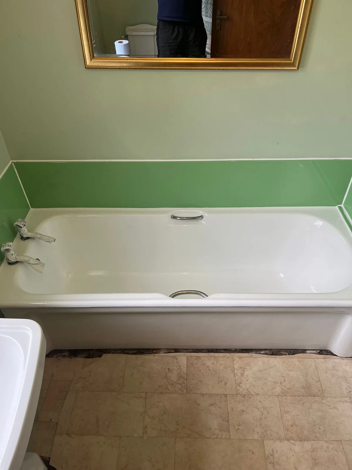 Built-in bath refinishing — After